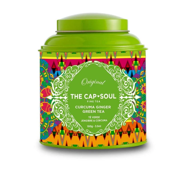 Nutrition The Capsoul unisex TÉ GRANEL verde, jengibre & cúrcuma 100 gr