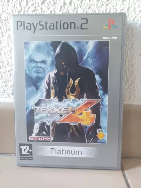 Ps2 : Tekken 4 Platinum - PAL / FR Boite + Notice SANS LE JEUX.