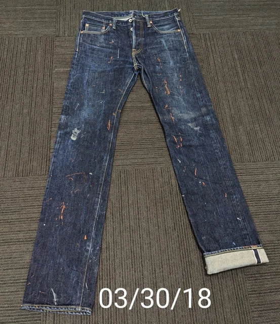 Iron Heart Motorcycle Redline Selvedge Hidden Rivet Denim Jeans Tag Size 33x36 Iron Heart Motorcycle Redline Selvedge Hidden Rivet Denim Jeans Tag Size 33x36