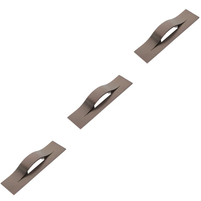 3 piezas Armario Tirar Cajón Moderno Pull Manija Armario Cocina Hardware