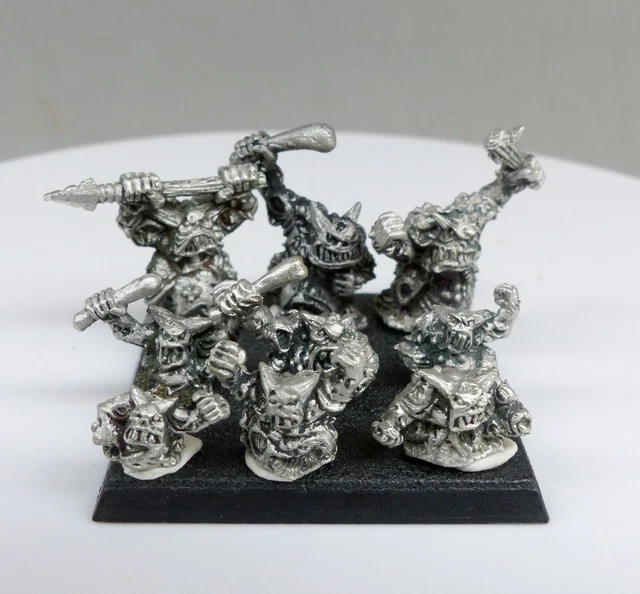 Figurines Warhammer – Démons De Nurgle – Immonde, Nurgling, Nuée – Métal OOP (Occasion, Démonté)