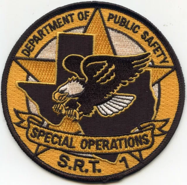 TEXAS TX STATE DEPARTMENT OF PUBLIC SAFETY DPS Special Ops SRT SWAT POLICE PATCH