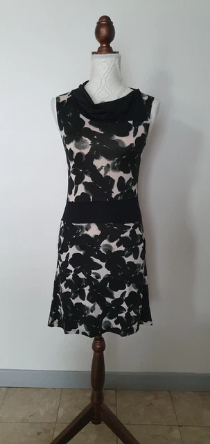 Robe Fluide En Coton Orange Floral Aller Simplement Taille 46/48 - Sans Manches, Style été Détente