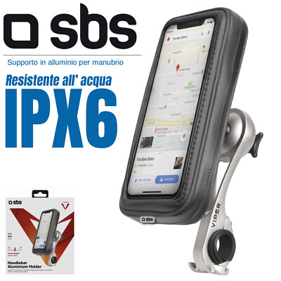 Cellularline PORTA SMARTPHONE SBS VIPER IMPERMEABILE PER TRIUMPH BONNEVILLE T 120 