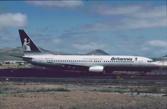 Aircraft Slide/Dia : B737-8  ,  Britannia Nordic  ,  SE=DZK