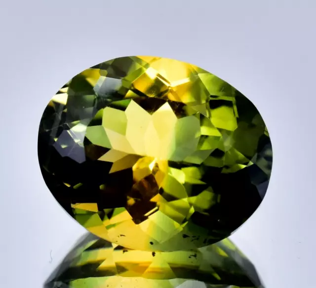 Natural Certified Demantoid Garnet 6.45 Ct Russian Loose Gemstone Oval Fine Cut