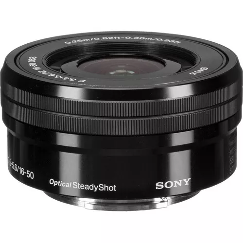Sony E PZ 16-50mm F3.5-5.6 OSS SELP1650, Black Retail Packing Retractable Design