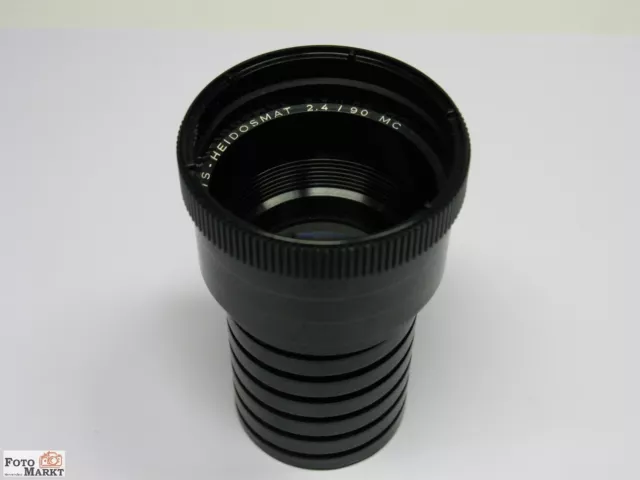 Objetivo para Proyector de Diap. Imagen Pequeña Schneider 2,4/90MM Tubus 42mm