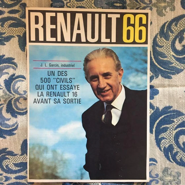 Vintage Car Renault 1966 Catalog Japan x