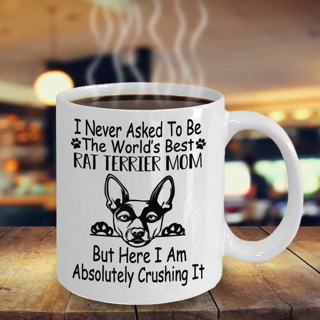 Rat terrier Dog,Ratting Terrier,Decker Giant,Ratties,Rat terriers,Cup,Mugs,Dog,1