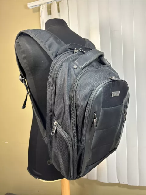 Kenneth Cole Reaction EZ Scan Travel Check point Friendly Black Lop Top Backpack