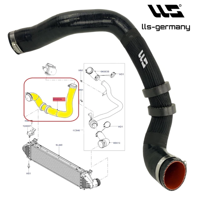 Tuyau Turbo Pour Land Rover Range Rover Evoque 2.2 D – LR041817, Pièce De Rechange Compatible 2011+