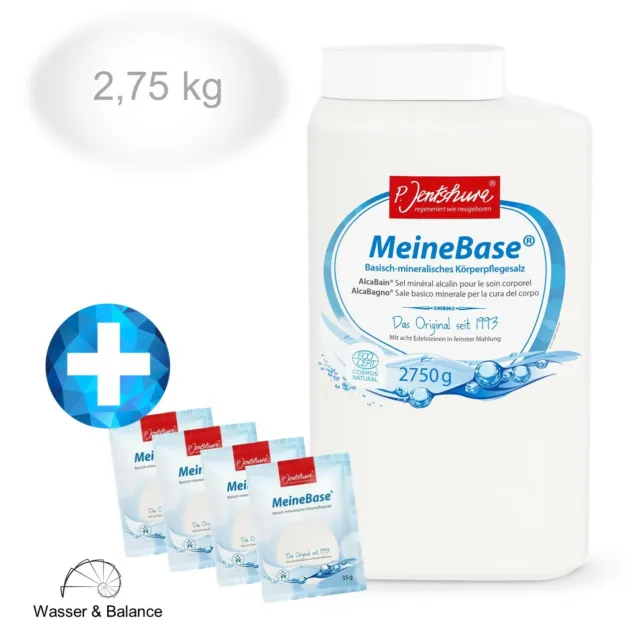 Sale da bagno P. Jentschura MeinBase 2750 g + 4 campioni 35 g