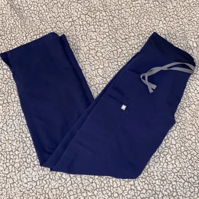 Figs Navy Blue Scrub Pants Size XS