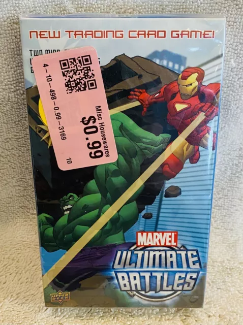 2008 Marvel Ultimate Battles Trading Card Game Upper Deck 1 Player Starter NEW