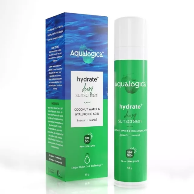 Aqualogica Hydrate+ Crème Solaire Dewy SPF 50 PA+++ 50g