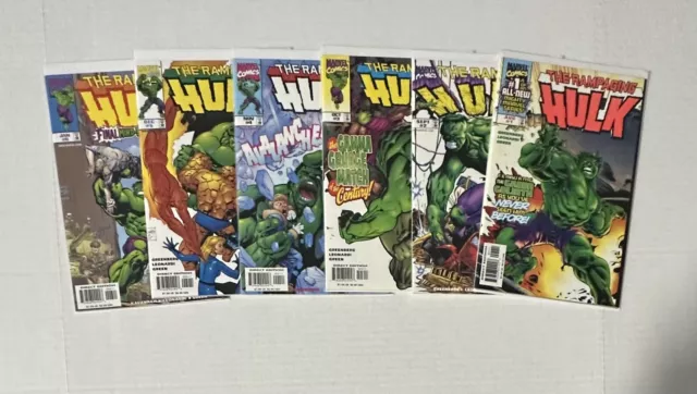 Marvel Comics: The Rampaging Hulk Vol. 2 (1998) #1-6 Complete Set