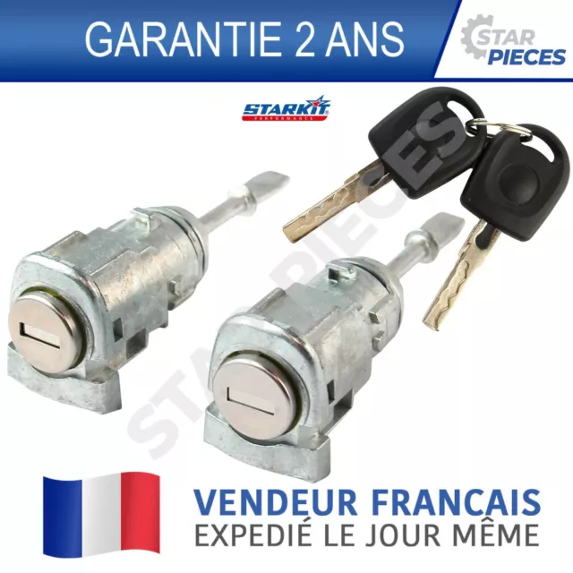 Kit reparation barillet serrure porte Avant Pour VW Volkswagen