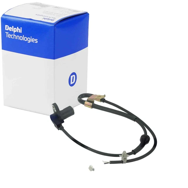 DELPHI SENSOR ABS Revoluciones de Ruedas Eje Delantero Derecho Apto ...