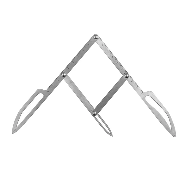 Golden Ratio Eyebrow Ruler Design Calipers Stencil Makeup Tool Stainless Steel