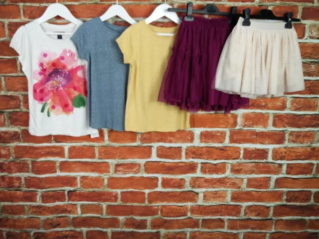 Girls Bundle Age 6-7 Years Gap Next Skirt T-Shirt Floral Tutu Ballet Kids 122Cm