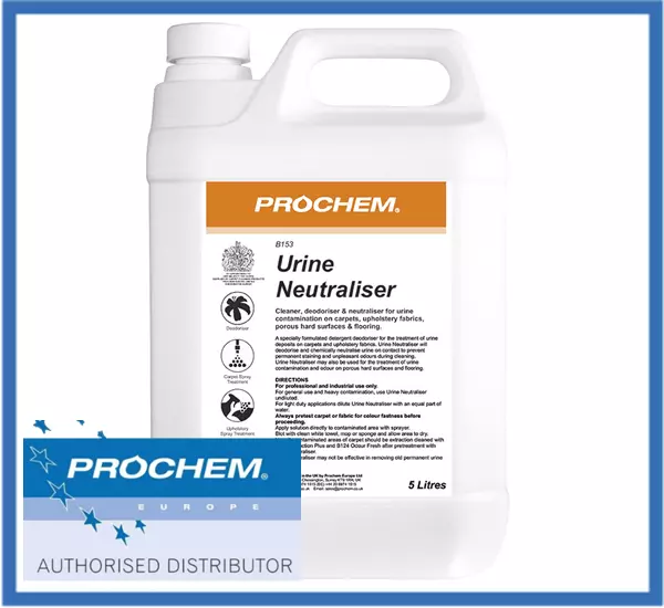 Prochem Urine Neutraliser Cleaner & Deodoriser for Carpet & Upholstery 5L