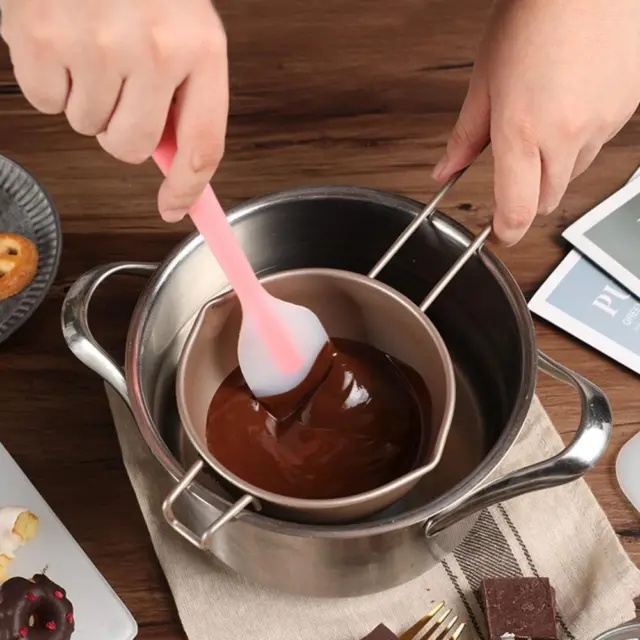 Heating Nonstick Carbon Steel Chocolate Pot Baking Tool Milk Bowl Melting Pan