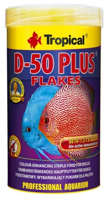 Tropical D-50 Plus 250 ML Flocon Discus Flocon Nourriture pour Poisson