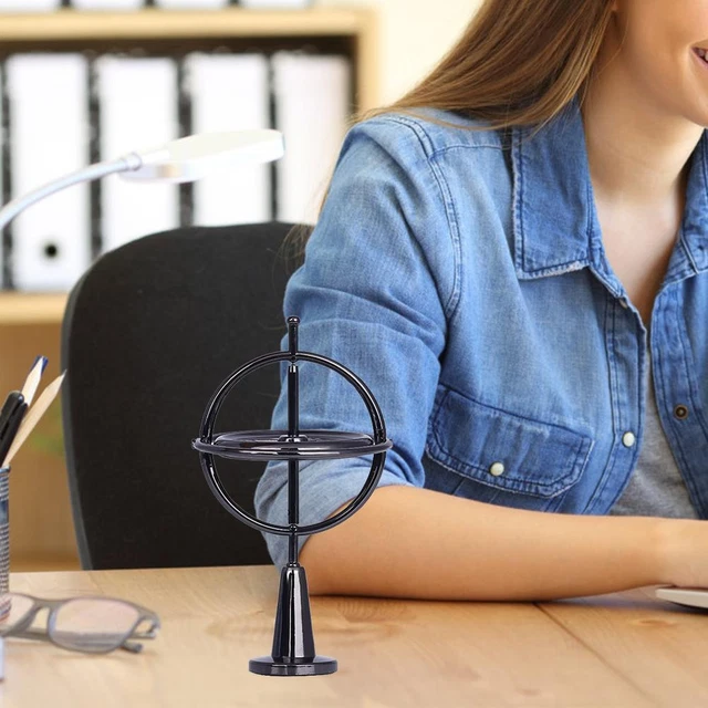 Gyroscope De Bureau En Lévitation Magnétique - Jouet Anti-gravité En Métal - Défis La Physique, Décoration Bureau