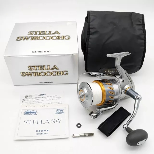 SHIMANO 08 STELLA SW18000HG Left and Right handle SPINNING REEL Saltwater japan