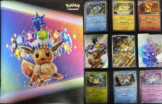 POKEMON PRISMATIC EVOLUTIONS Complete Master Base Set + promos +poster ...