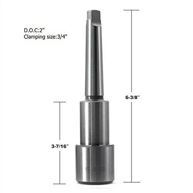 Magnétique Perceuse Annulaire Cutter-Arbor Morse 2 Conique MT2 À 3/4