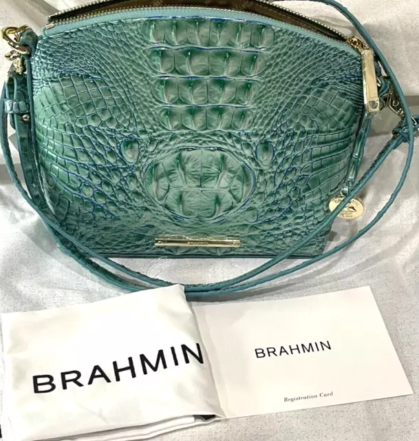 Brahmin Mini Duxbury Seafoam Melbourne NWT