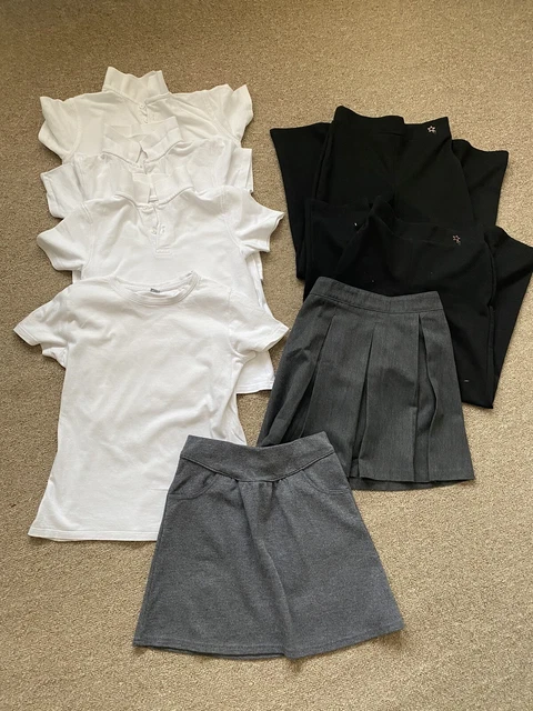 Girls School Uniform Bundle Set, 7-9y