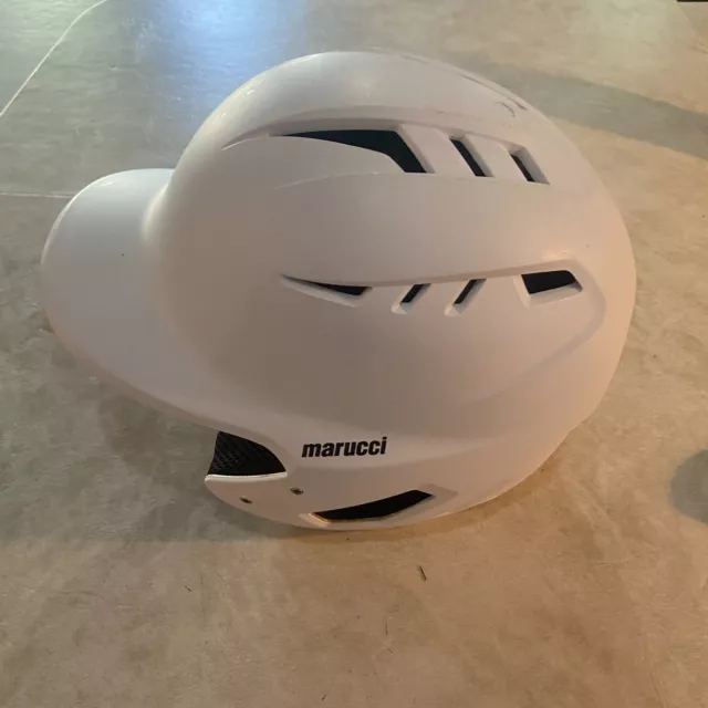 Marucci Baseball Helmet Size 6 - 6 3/4 White softball helmet