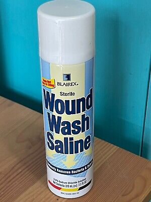 Nuevo Spray solución salina estéril herida lavado Blairex puede 7.1 onzas de líquidos.