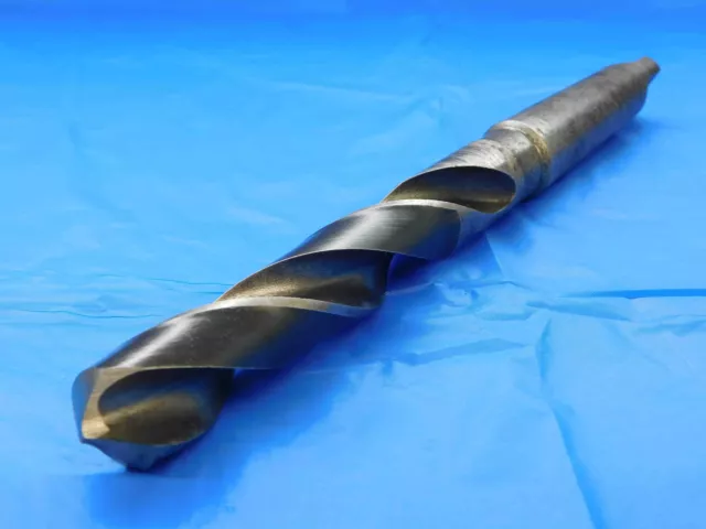 Morse 7/8 O.d. Hss Twist Drill Bit Morse Taper #3 Shank 4 1/4 Loc .875 Mt3