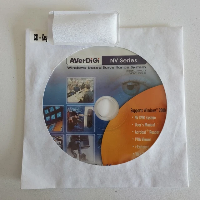 Avermedia Digital Video Surveillance System software key id DISC ONLY!