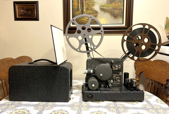 Vintage Rare Movie-Mite Model 63LD 16mm Sound On Film Projector EUC Tested Read