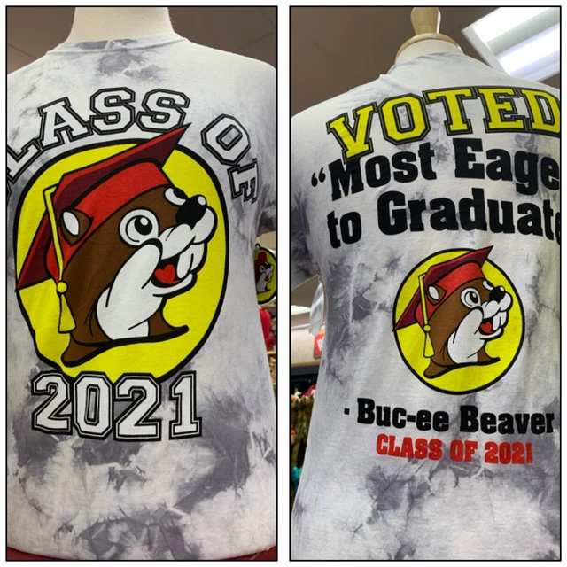 BUCEE'S GRADUATION CLASS 2021 Tshirt Limited Edition Bucees Bucees T