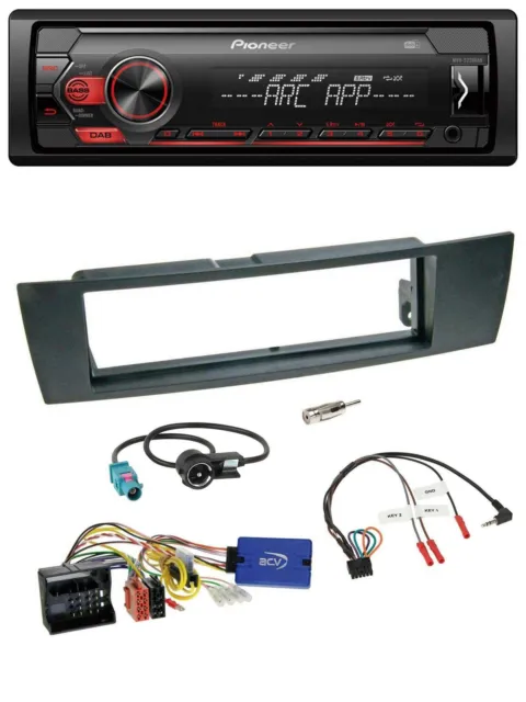 Pioneer DAB 1DIN MP3 Lenkrad USB Autoradio für BMW 1er E87 3er E90-3 X1 E84