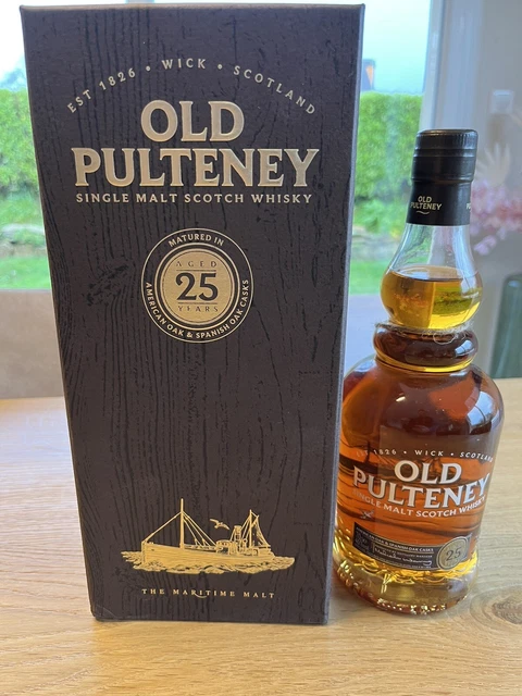 1 Whisky OLD PULTENEY 25 ANS Single Malt 46% 70cl avec coffret