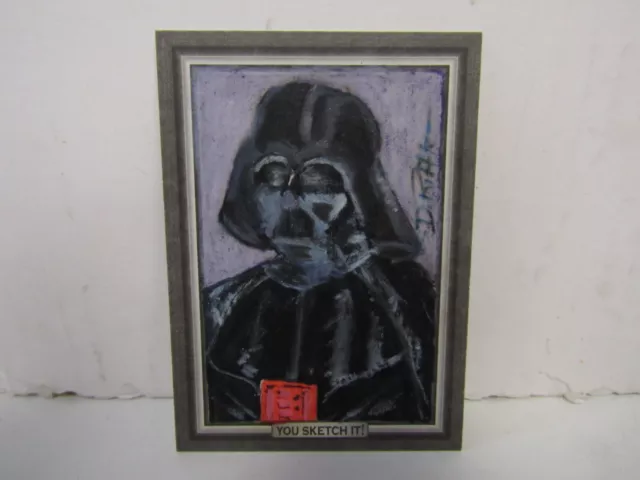 2010 Topps Star Wars Darth Vader Sketch Card 1/1