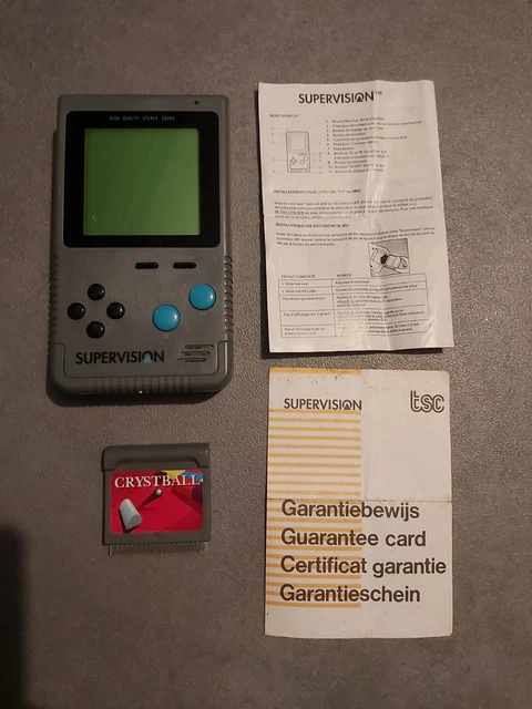 Console Supervision GB-2000 - Hors Service - Avec 1 Jeu Et Sa Notice