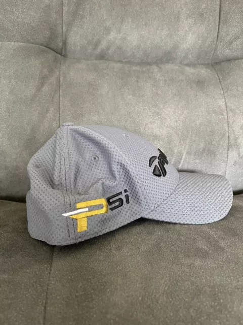TAYLOR MADE PSI M1 Gray Hat Men's Size L/XL A-FLEX Fitted Cap Golf Mesh ...