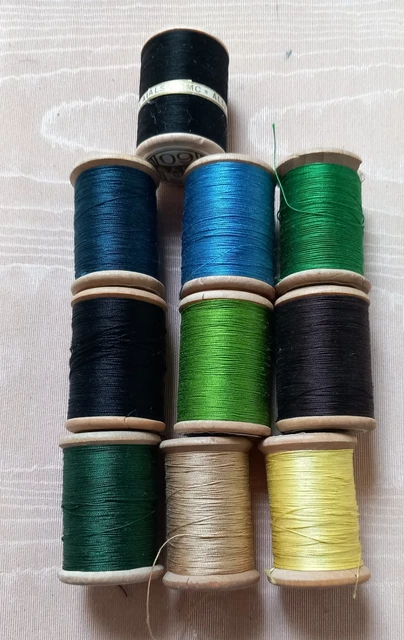 Bobin d fil à coudr - blu cil - 500m - 100% polystr au millur prix