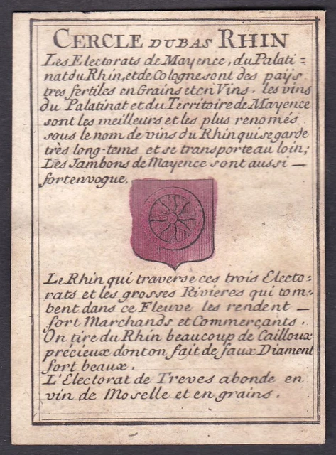Bas Rhin Frankreich France carte a jouer playing card Spielkarte cards cartes