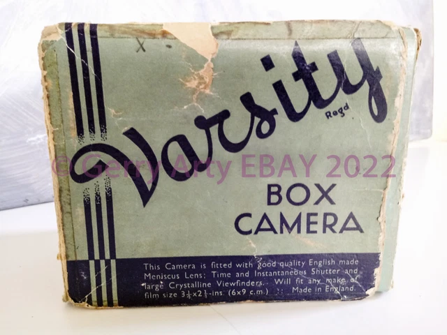 CÁMARA CAJA DE PELÍCULA CORONET VARSITY ROLL No. 2.  y EMBALAJE ORIGINAL