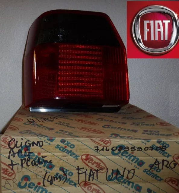 NEUF STOCK  FIAT UNO feu cabochon clignotant + platine ARG 714029590705 GRIS