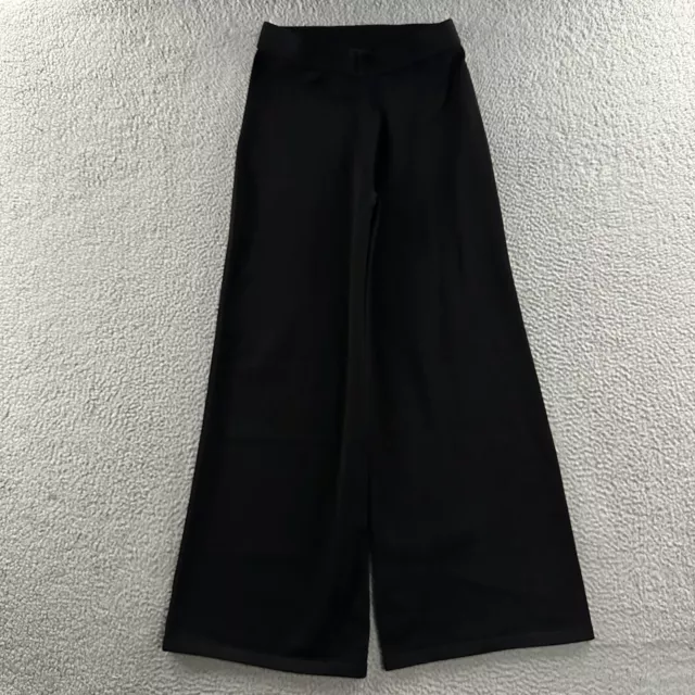 House Of Harlow 1960 Womens Pants Black Medium Wide Leg High Rise Viscose Blend